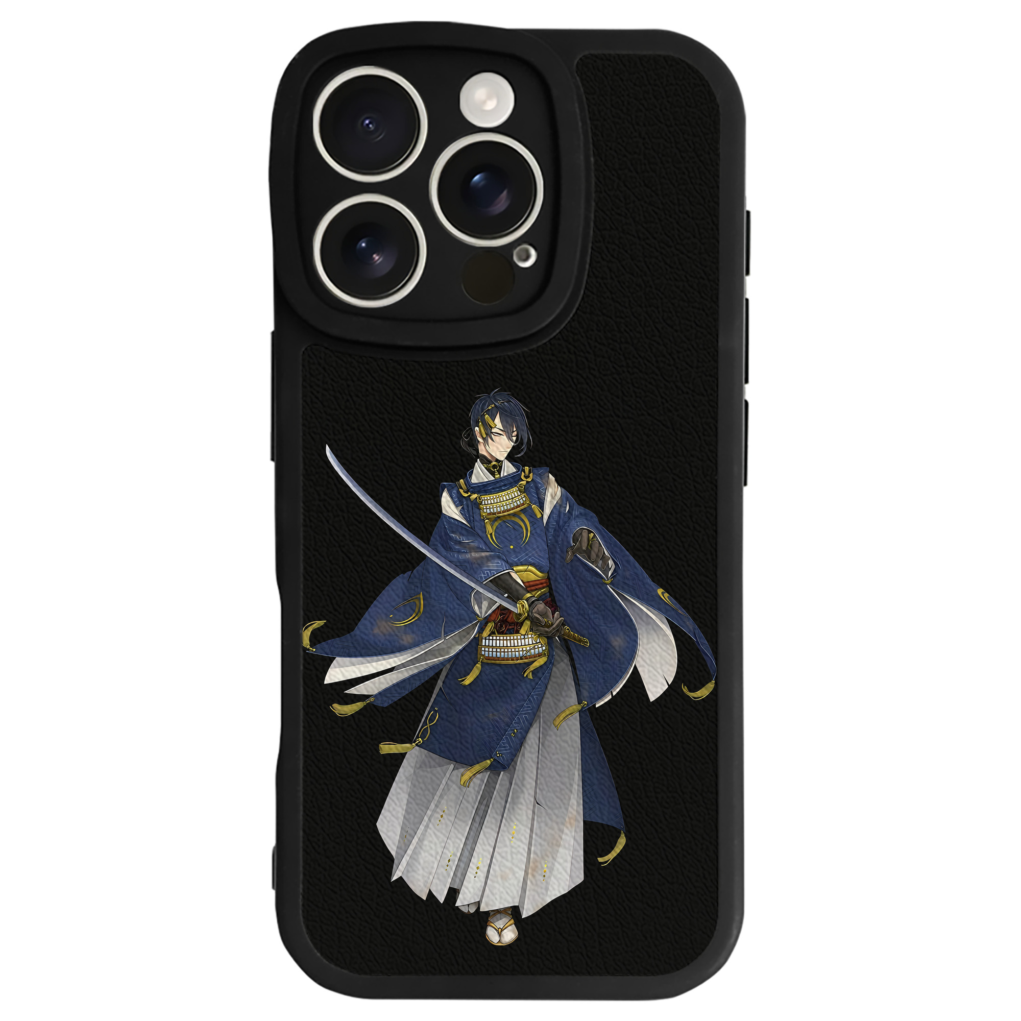 （画像用） 刀剣乱舞 Touken Ranbu 【iPhone 16シリーズ対応】シリコンスマホケース（レザー調） 材質：シリコン